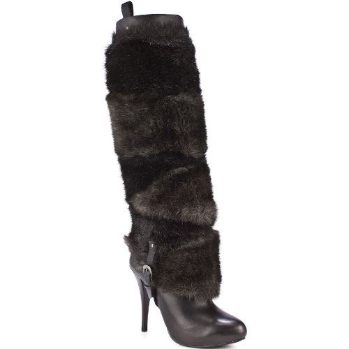 Guess Women's Faux Fur Obelize Boot,Black Fur/Leather,10 M US Guess Women's Faux Fur Obelize Boot,Black Fur/Leather,10 M US