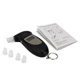 Digital Breath Alcohol Tester LCD Display with Audible Alert Keychain