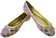 Coach Lonna Signature Khaki Gold Flats