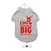 Little Chihuahua, Big Personality Hunde T-Shirt (Grau / Rot) (Small)