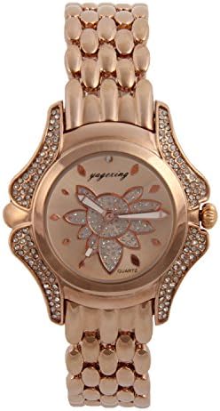 New Women's Fashion Case Alloy Band Quartz Analog Wrist Watch