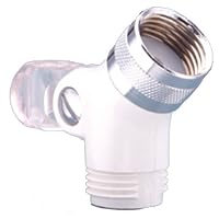 Alsons 4002PK Pin Mount Swivel Connector, White