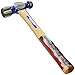 Vaughan 158-30 TC432 Hickory Handle Ball Pein Hammer, 32-Ounce Head