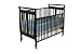Dream On Me 2-in-1 Bella Sleigh Crib - Black