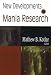 Books : New Developments in Mania Research