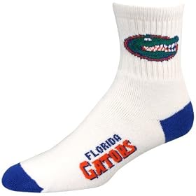 Click here to buy Florida Gators White (501) Socks by Football Fanatics.