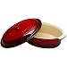 41C71Ib%2BaoL. AA75  Le Creuset Stoneware 5 3/4 Quart Covered Oval Casserole, Cherry Red