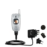 International Wall / AC Charger for the Samsung SGH-E600 - Gomadic Brand w/ TipExchange Technology