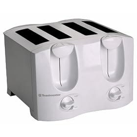 Toastmaster T2040W Dual Control 4-Slice Toaster