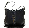 AUTHENTIC COACH HAMPTONS LEATHER PERFORATED HOBO 11362 (Chocolate Brown)
