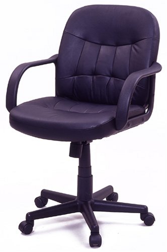 YAMAZEN サイバーコム ローバック レザーチェア ブラック SC-006S-1