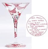 LOLITA Love My MARTINI GLASS RED PANTIES New!