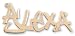Personalized 14K Gold Graffiti Any Name Pendant Necklace