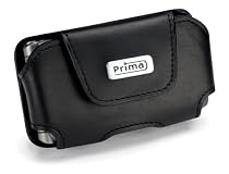 Audiovox Xv6700 / I-mate Jam / K-jam Black Leather Lateral Holster with Clip By Prima Cases