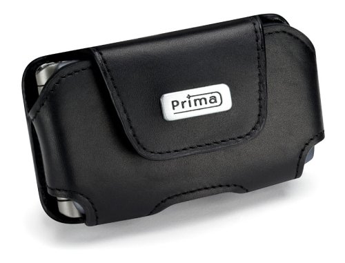 Audiovox Xv6700 / I-mate Jam / K-jam Black Leather Lateral Holster with Clip By Prima Cases