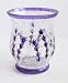 Colony Lavender Crackle Glass Roomscenter Holder