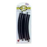 Bachmann Trains Snap-Fit E-Z Track 18? Radius Curved Track (4/card)
