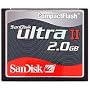 SanDisk Compact Flash ULTRA II Speicherkarte 2 GB