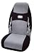Black And Gray NOS Universal-Fit Bucket Seat Cover