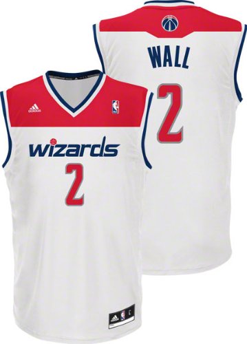 John Wall Youth Jersey: adidas White Replica #2 Washington Wizards Jersey
