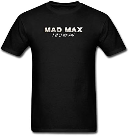 Xiaochen Men's Mad Max Short Sleeve T-shirts M Black