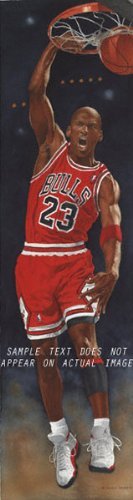 Chicago Bulls - "Jordan" - Large - Unframed Giclee
