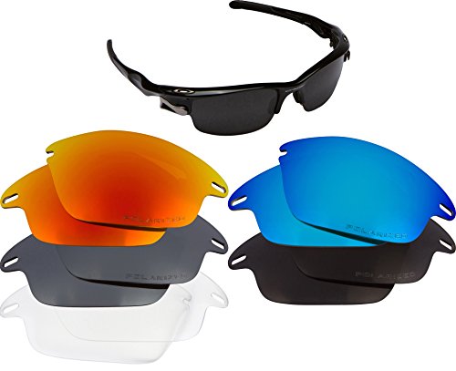 New SEEK OPTICS Polarized Replacement Lenses Oakley FAST JACKET - Multi Opt