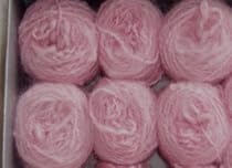 Light Pink Angora Yarn Six Pack