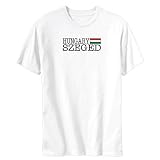 T-Shirt White Elegant Flag