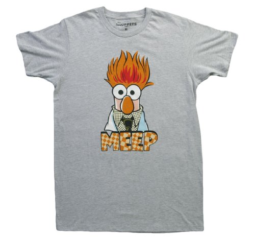 Mighty Fine Beaker Meep T-Shirt Gray