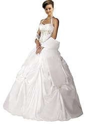 Taffeta Lace-Up Halter  Dress