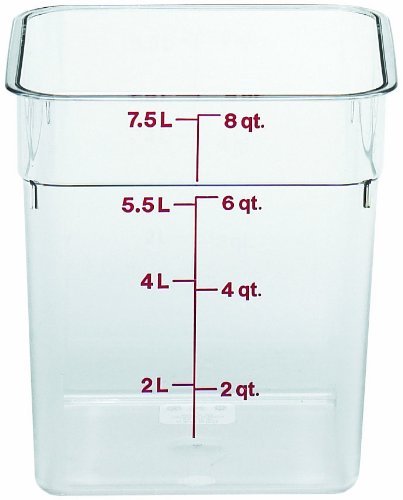 CamSquare 8-Quart Food Container, Clear