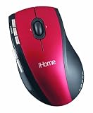 iHome 8 Button Programmable Wireless Laser Mouse Pro (Red)
