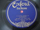 A Little Bunch of Shamrocks (Baritone and Tenor Duet) [78rpm Single]