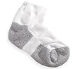 Men's Thorlo Socks Light Walking Mini Crew - White/Platinum (3 Pairs)
