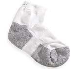 Men's Thorlo Socks Light Walking Mini Crew - White/Platinum (3 Pairs)