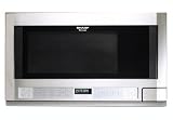 Sharp R-1214 1-1/2-Cubic-Foot 1100-Watt Over-the-Counter Microwave, Stainless