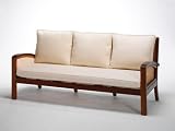 Hurlingham Three Seat Wooden Sofa