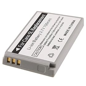 Lithium Battery (NB-5L) For Canon PowerShot, Digital Ixus