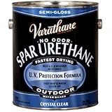 RUST-OLEUM 250131 Varathane Gallon Outdoor Crystal Clear Semi-Gloss Finish