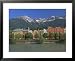 Buildings Along the Inn River, Innsbruck, Tirol (Tyrol), Austria, Europe Collections Framed Art Poster Print by Gavin Hellier, 31x25