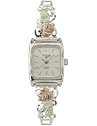 Black Hills Gold Analog White Dial Ladies Silver Watch 9-WB33-GS