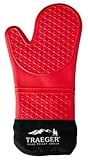 UPC 634868912399 product image for Traeger APP143 Red Silicone Barbeque Mitt | upcitemdb.com