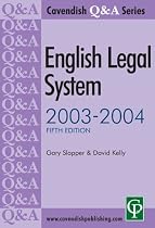 English Legal System Q&A 2003-2004 (Q & A)