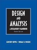 Design and Analysis: A Researchers Handbook (4th Edition)