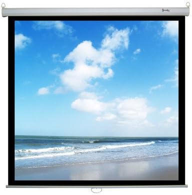 White Retract Plus Premium Screen Square - AV Format- 50"x50" - 96"x96" Screen Size: 96"x96"