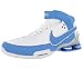 Nike Men's Shox Elite II TB Basketball Shoe Blue, White, Silver