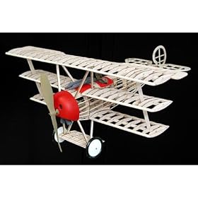 Guillows Fokker DR1 Triplane Laser Cut Model Kit from Toy RC Airplanes