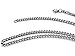 TRUSUPER Jewelry 3.5mm Titanium Steel Mens Beveled Curb Link Chain Silver Necklace, 24