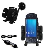 Sony PSP Auto Windshield Holder with Car Charger - Uses Gomadic TipExchange